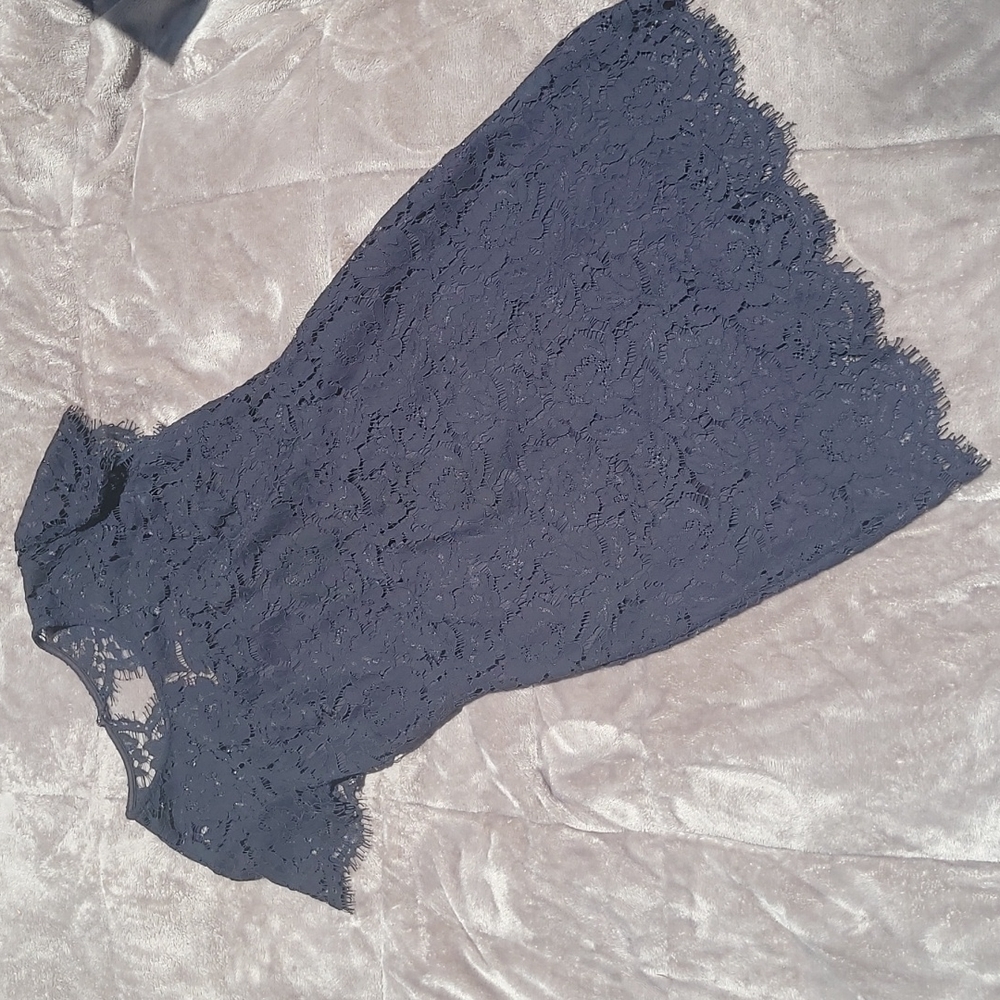 Banana Republic Lace Overlay Dress